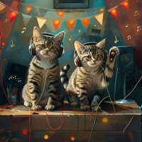 Feline's Dreamy Sound - Music for Cats Deluxe & Binaural Sleep Brainwave Beats & Pure Dust Noise