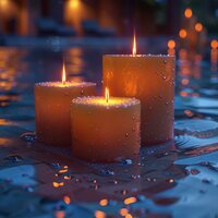 Luz Tranquila Del Fuego Para El Bienestar - Masaje & Muestreo estéreo al aire libre & Beatriz Natureza Flores