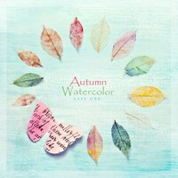 Autumn Watercolor - Easy One