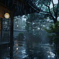 Rain Ambience for Focused Work - Music for Work Beats & Rainy Lullaby & Okami Sky