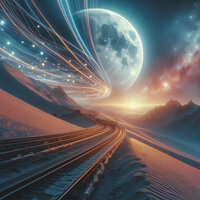 Moon Path - synthesis of eternity & +996 & Shadows of Memories & skyscapes & labyrinth of illusions