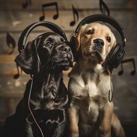 Calm Canine Nights - Music-to-Relax-Dogs & Phascoi & Upbeat Background Music
