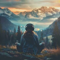 Stillness Chants Resound - Ocean Waves for Meditation & Soundscapes in Blue & Hireneus