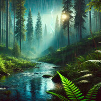 Шум дождя и звук грозы 5 - Шум Дождя и Звук Грозы & Расслабляющая медицина & Звуки сна Окружающие Шумы