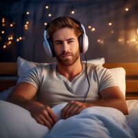 Música De Calma Nocturna - Cielo Acústico & Mundo Soñoliento & Sonido de lluvia para dormir tranquilo