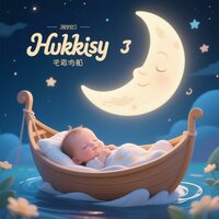 月亮船摇篮曲(宝宝快速入睡+子宫声效+白噪音) - 蓝夜漫游指南