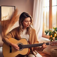 Fuidez De Cuerda Equilibrado - Musica Relajante de Guitarra BGM & Vibraciones Tranquilas & Tormenta