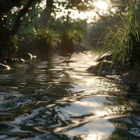 Tranquil Waters Relaxation Therapy - Four Winds & cloudy night & Binaural Healing Water Effects Center