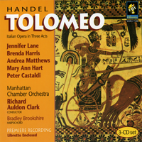 Tolomeo, Hwv 25, Act I - Aria: Fonti Amiche (seleuce) - The Manhattan Chamber Orchestra & Jennifer Lane & Mary Ann Hart & Peter Castaldi & Andrea Mtthews & Brenda Harris & Георг Фридрих Гендель