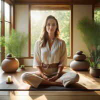 Deriva De Reflexión Pacífica - Flauta Mágica Entrelazando Melodías Celestiales & Curación manifiesta de energía en órbita de 741 Hz & Arquitecta de chakra