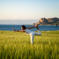 Focused Flow Vibes - One Hour Yoga Music & Lights of Kharma & naphere