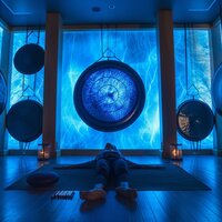 Night Meditations to Hip Hop - Vibrational Winds & Ultimate Meditation & Rain and Thunder Sounds