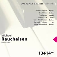 In Waldeinsamkeit, Op. 85 No. 6 - Michael Raucheisen & Karl Schmitt-Walter & Иоганнес Брамс