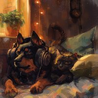 La Alegre Travesura Musical De Los Perros - Zona de música para perros & Perros y gatos felices & Nubes de calma