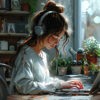 Subida Centrada En La Música Ambiental - Alegre Trabajar desde Casa & Mente sin viento & Oscilaciones neuronales Sonidos alfa