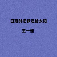 日落时把梦还给太阳 - 王一佳
