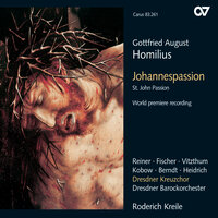 Homilius: Johannespassion / Pt. 1 - No. 9, Aria: Wer kann den Rat der Liebe fassen? - Franz Vitzthum & Tobias Berndt & Dresdner Barockorchester & Roderich Kreile