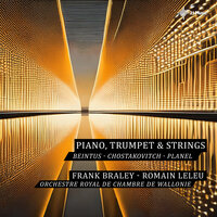 Concerto n°1 pour piano, trompette et orchestre à cordes in C Minor, Op. 35: I. Allegretto - Orchestre Royal de Chambre de Wallonie & Frank Braley & Romain Leleu & Дмитрий Дмитриевич Шостакович