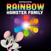 Rainbow Hamster Family - Chuck E. Cheese