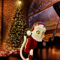 It's Beginning to Look a Lot Like Christmas Piano - Piano Cat