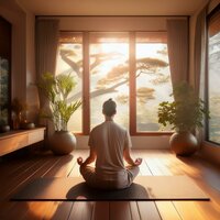 Mente Equilibrada Sonido Equilibrado - Ecos de loto & Musica Para Meditar & Fuego Ambiental